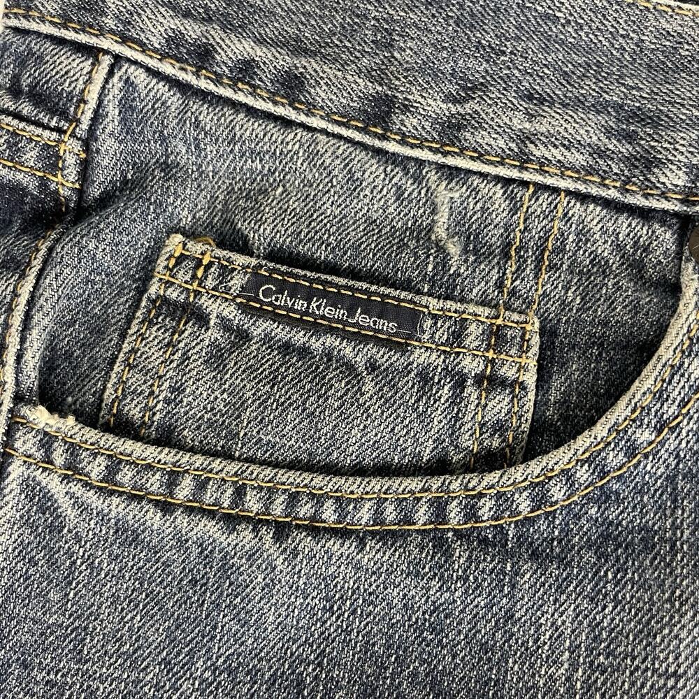 Calvin Klein Men's Straight Leg Denim Jeans medium wash 32x32 - Picture 5 of 5